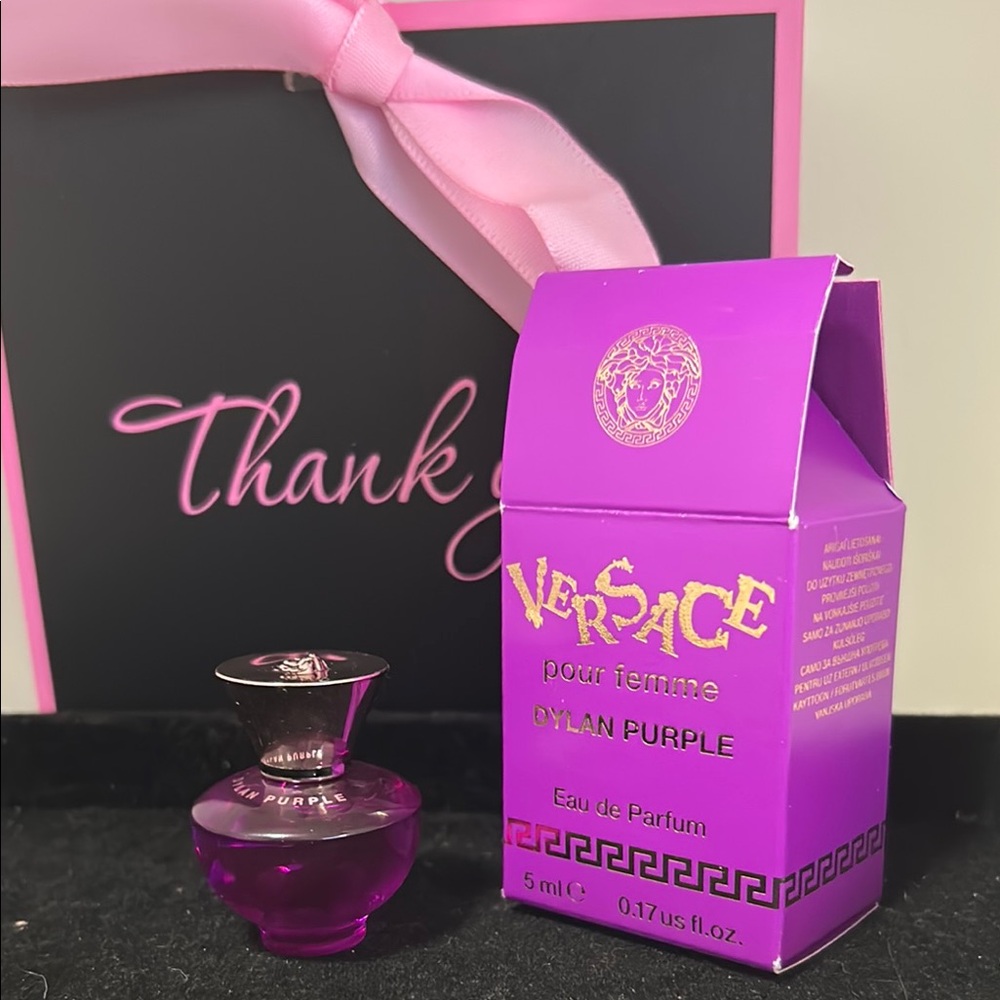 Versace Dylan Purple Perfume in Vibrant Packaging